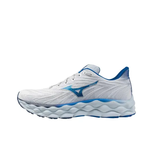 Mizuno WAVE SKY 8 Износостойкий и Легкий Низкий Топ Беговые кроссовки Мужские Серые