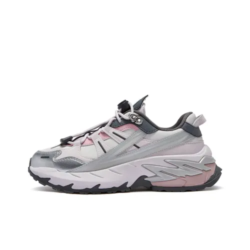 FILA FUSION COMET Устойчивый к истиранию Низкий Топ Casual Женский Серый Фиолетовый