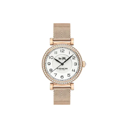 COACH Madison Женские часы Кварцевый механизм корпус из нержавеющей стали ремешок с ионным покрытием 32 мм белый циферблат