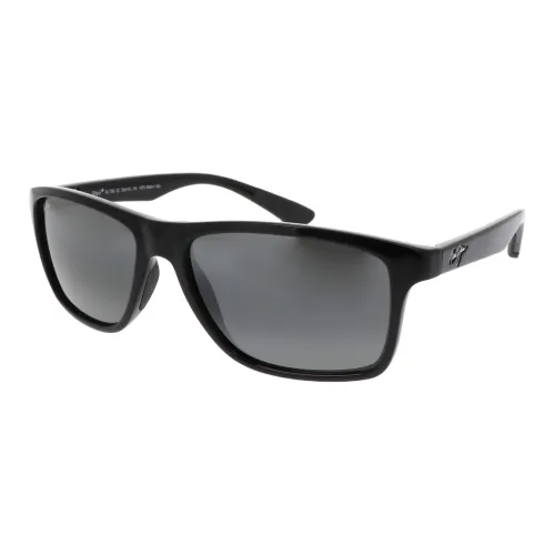 Maui Jim Ацетат OVAL SUNGLASSES Мужской Черный