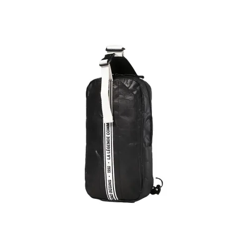 LINING Полиэтилен Спортивная Сумка Сумка через плечо Стандартная Унисекс Чисто Черная