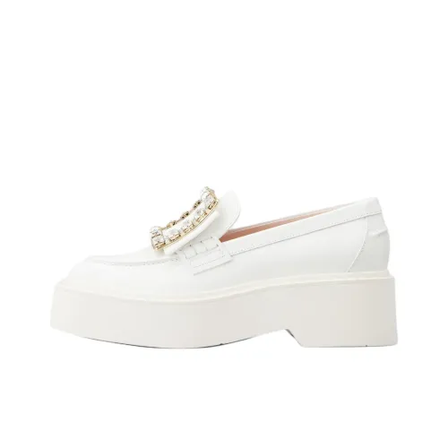 Roger Vivier VIV' Rangers Лоферы Женские Белые