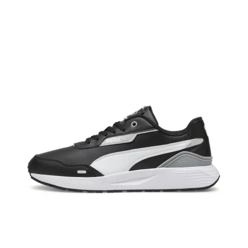 PUMA Slip-resistant Abrasion-resistant Low Top Беговые кроссовки Унисекс Черный Белый