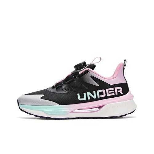 Under Armour Детская беговая обувь Low Top Черный/Розовый Школьный возраст