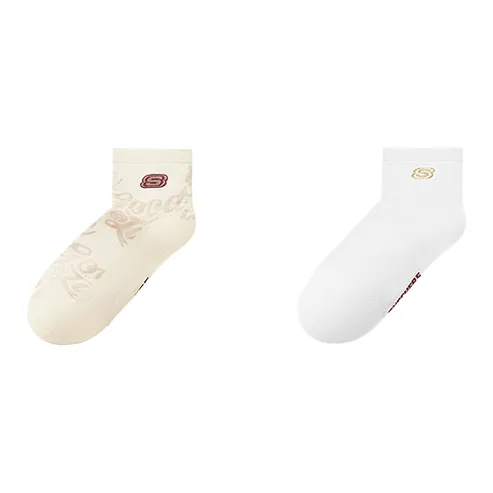 Skechers Новогодние 2 шт Спаржа Бежевый/Белоснежка 055J Женские носки