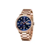 Белый чехол, синий циферблат, стальной браслет - см-PLPS