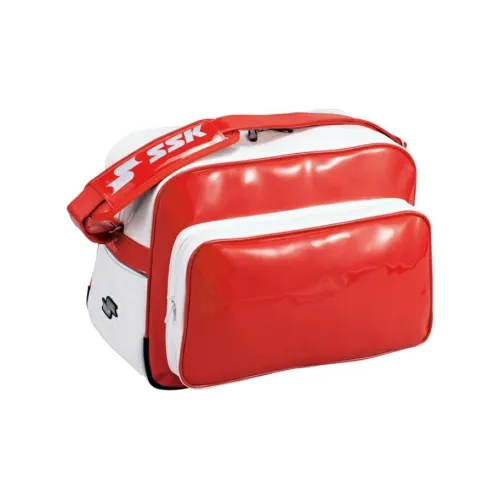 SSK Сумка через плечо из синтетической кожи унисекс красный