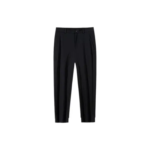 Anta Champion All Weather Series Вязаные тренировочные брюки Мужские Основной черный