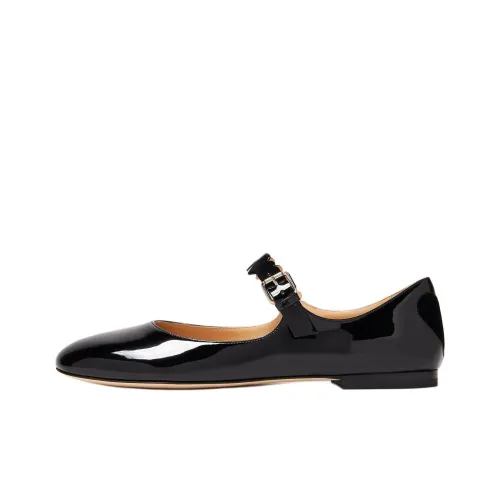 MACH & MACH Mary Jane Shoes Black Women's
