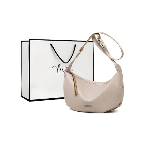 MILLIE'S Сумка через плечо сумка-пельмени стандартная женская абрикосовая