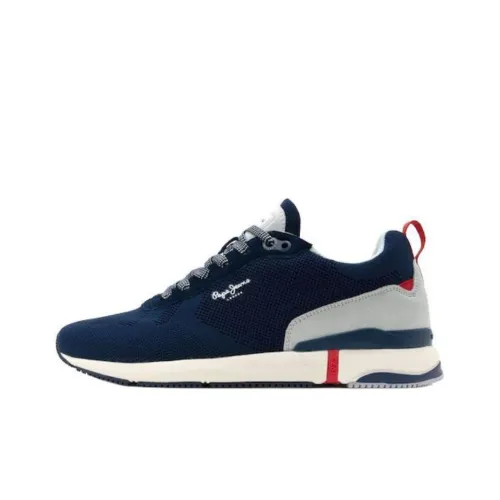 Pepe Jeans Устойчивая к истиранию Низкая Обувь Повседневная Мужская Морской Синий