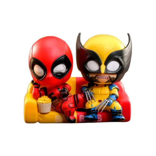 Hot Toys Marvel Characters Дэдпул и Росомаха Маскированные EDITION Фигурки в стиле Chibi