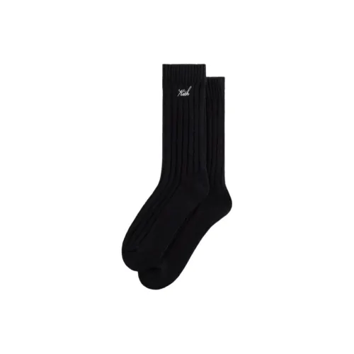 KITH Collaboration Черные Мужские Носки MID до икры