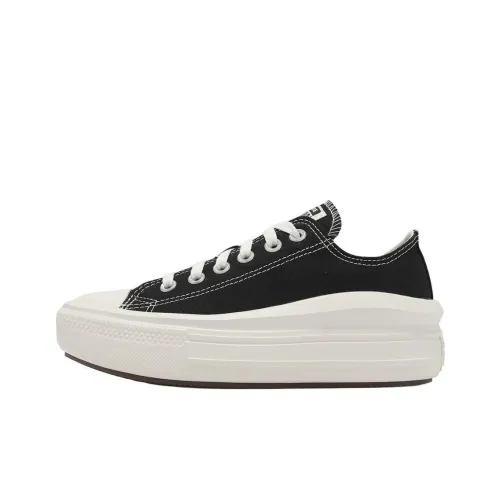 Converse Chuck Taylor All Star Износостойкий и Легкий Низкий Топ Кеды Женские Черные