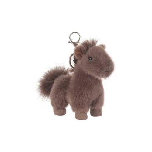 APRICOT LAMB Дикий Лошадь Брелок Совместимость с возрастом старше 3 лет Куклы Плюшевая Подвеска 13 см Рекомендуемая высота