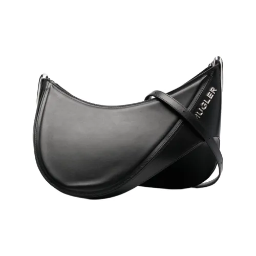 Mugler Кожа Сумка через плечо Большая Женская Черная