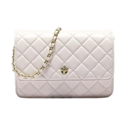 H YXIANG Микрофибра Синтетическая Кожа Плечевая Сумка Женская Экрю