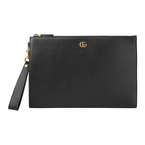 GUCCI GG Marmont Кожаный клатч Мужской Черный
