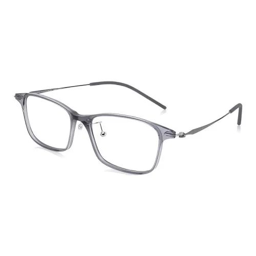 JINS Taxol Прямоугольные Оправы для очков Унисекс Серый