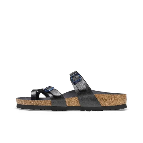 Birkenstock Mayari EVA Устойчивые к истиранию Слипоны Женские Черные Узкие