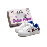 Белый Синий Mix (с флисовой подкладкой)