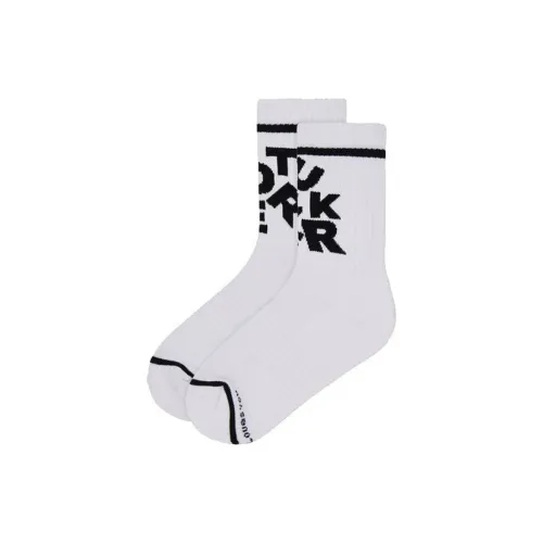MOTHER Высокие носки Женские 1 упаковка Белый