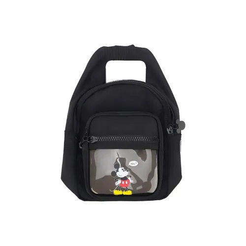 ЛИНЕЙКА Disney Disney Коллаборация Ткань Бананка Сумка через плечо Сумка через плечо Сумка Sling Стандартная Унисекс Черная