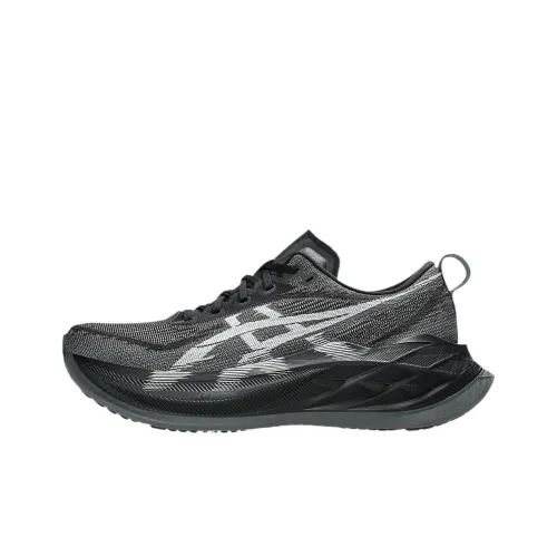 ASICS SUPERBLAST 2 Износостойкие Дышащие Низкие Беговые кроссовки Унисекс Черный Белый