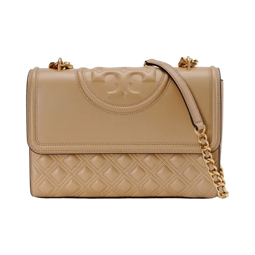 TORY BURCH Fleming Sheepskin Portable Crossbody Bag Shoulder Bag Women's Light Umber