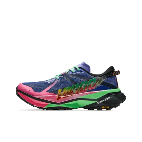 ANTA Противоскользящие Износостойкие Дышащие Низкие Кеды Повседневные Беговые Женские Синие Розовые Зеленые