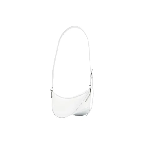 Mugler Кожа Сумка через плечо Маленькая Женская Айвори Белый