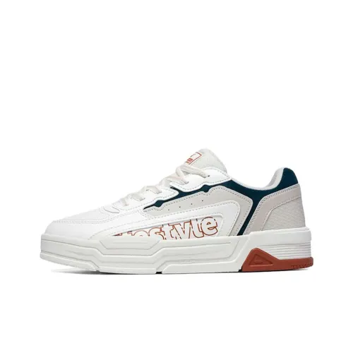 361° Покрытие Амортизация Устойчивый к истиранию Легкий Низкий Топ Скейтборд Кроссовки Мужские Белый Синий