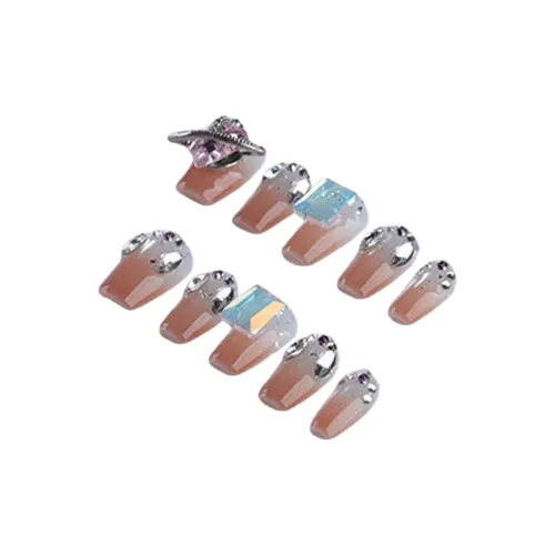 Song Biography Градиент Коричневый Нерегулярная форма Ледяной Прозрачный Стразы Элегантность 20 мм Короткий LADDER