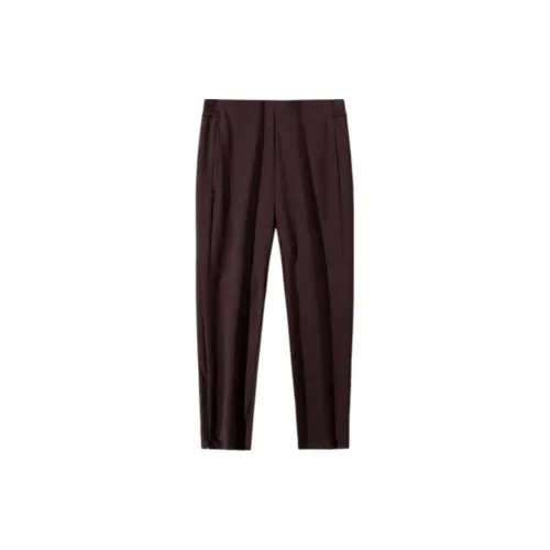 ANTA Вязаные тренировочные брюки мужские шоколадно-коричневые