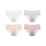 Утренний туман Серый+Оранжевый+Экрю+Темно-розовый (4 упаковки)