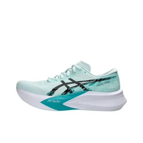 ASICS MAGIC SPEED 4 Дышащий Верх Низкие Кроссовки для Беговых Гонок Мужские Бирюзовые
