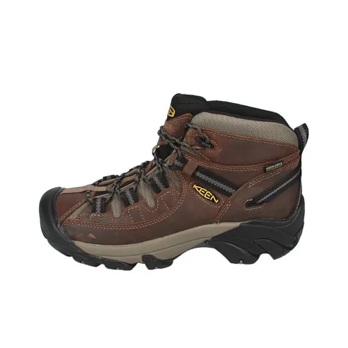 KEEN Targhee 2 Slip-Resistant Waterproof MID Топ Походная обувь Мужская Коричневая