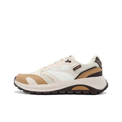 361° Противоскользящее и Износостойкое Покрытие Низкий Топ Casual Мужской Бежевый Коричневый