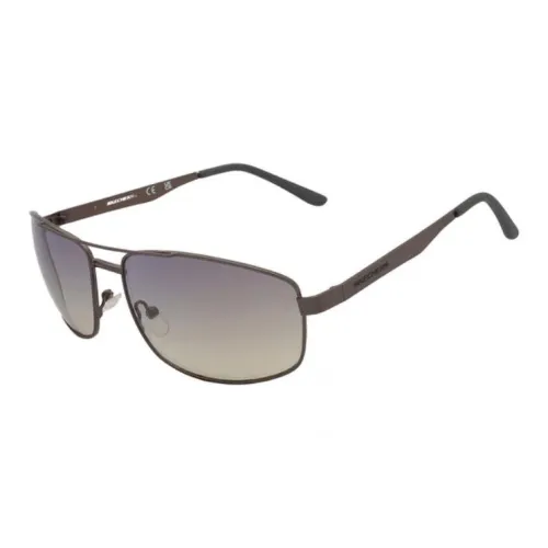 Skechers Металл Aviator Солнцезащитные очки Мужской Черный