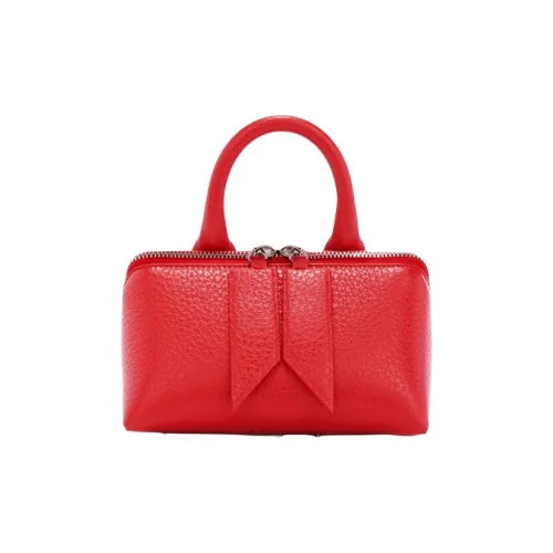 The Attico Телячья кожа Одно плечо Сумка Мини Женская Красная