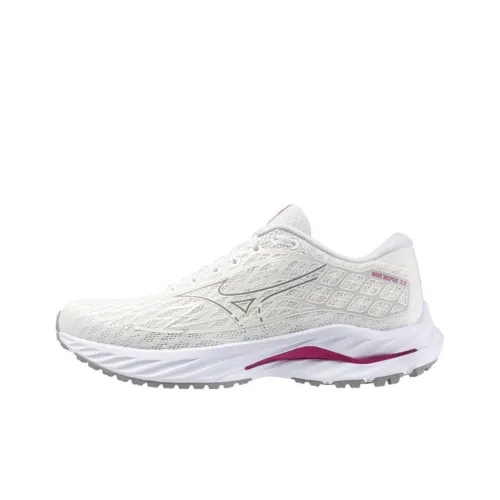 Mizuno Wave Inspire 20 Износостойкий и Легкий Низкий Топ Беговые кроссовки Женские Белые