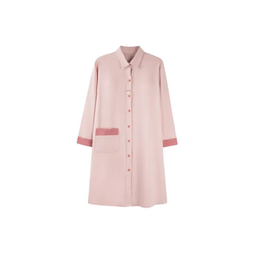 XIAFENYAN Ночная сорочка Женская Телесно-розовая