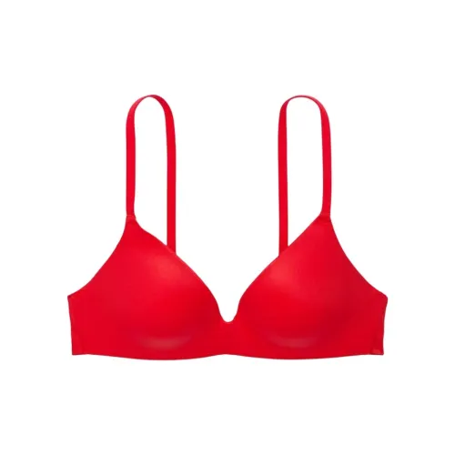 Victoria's Secret Розовый Wear Everywhere Бюстгальтер Женский Spicy Перечно-красный