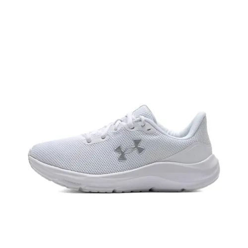 Under Armour Charged Pursuit 4 Беговые кроссовки Низкий Топ Белый Женский