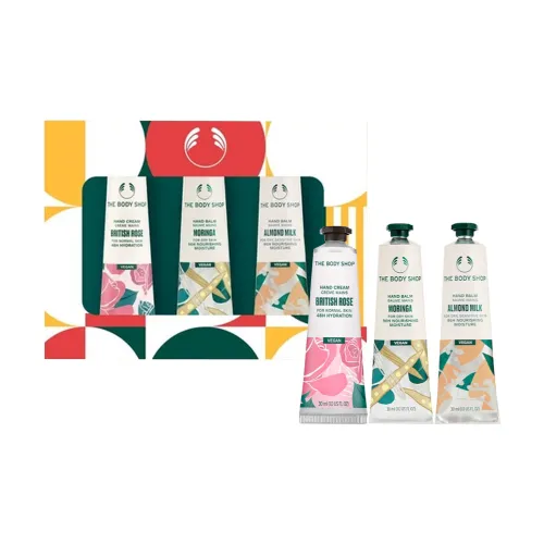 TheBodyShop Рождество Ограниченный Счастье Набор для рук Крем Hydrating 30 мл + 30 мл + 30 мл
