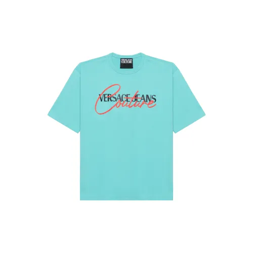 Versace Jeans Couture Озерный Зеленый Мужская T-Рубашка