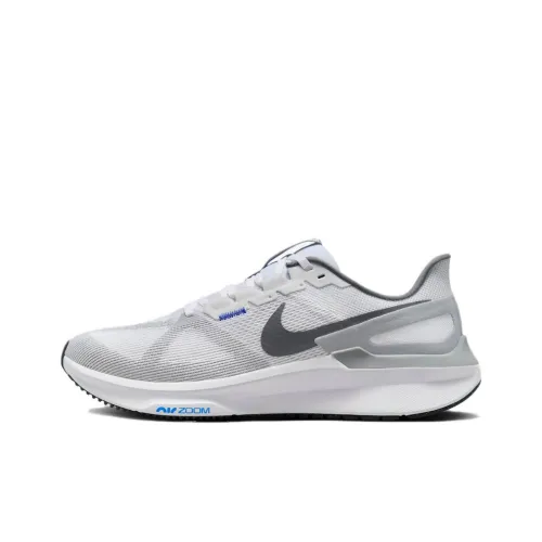 Nike Устойчивый к истиранию низкий топ Повседневная обувь для бега на длинные дистанции Городская обувь для бега Коммутатор Мужской Серый Белый
