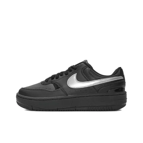 Nike Gamma Force Slip-on Устойчивый к истиранию Низкий Топ Скейтбординг Женские Черный