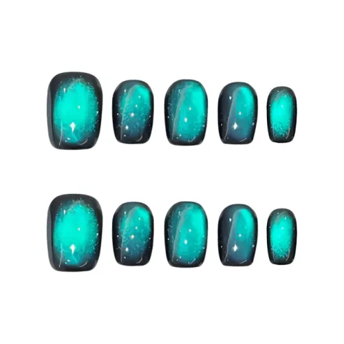 COLLEEN Melbourne's Tear False Nail Короткий Квадратный Яшма Однотонный Укороченный 15 мм