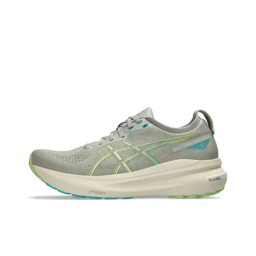 Asics Gel Kayano 31 Износостойкий и Легкий Низкий Топ Беговые кроссовки Мужские Серые